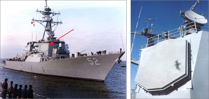 SPY-1A radar on Naval warship